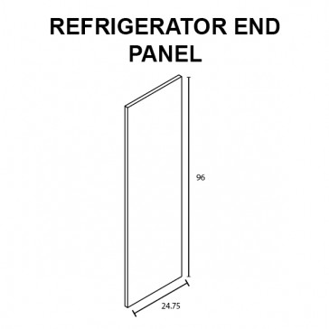 REP BP24-3/4*96 -Base Panel 24-3/4' x 96' - Slab Coffee